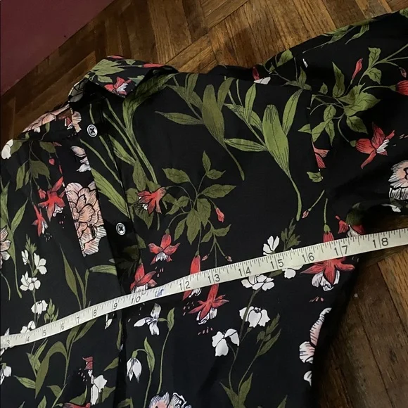 ANTHROPOLOGIE
Maeve The Bettina Tiered Midi Shirt Dress, Black - Picture 9 of 9